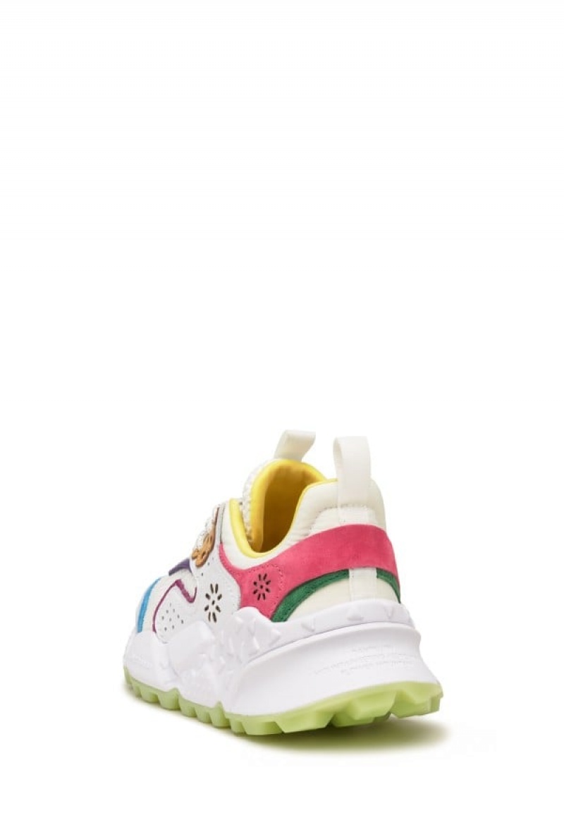 Flower Mountain Kotetsu Joggesko Dame Hvite Fuchsia | ATQ494MA