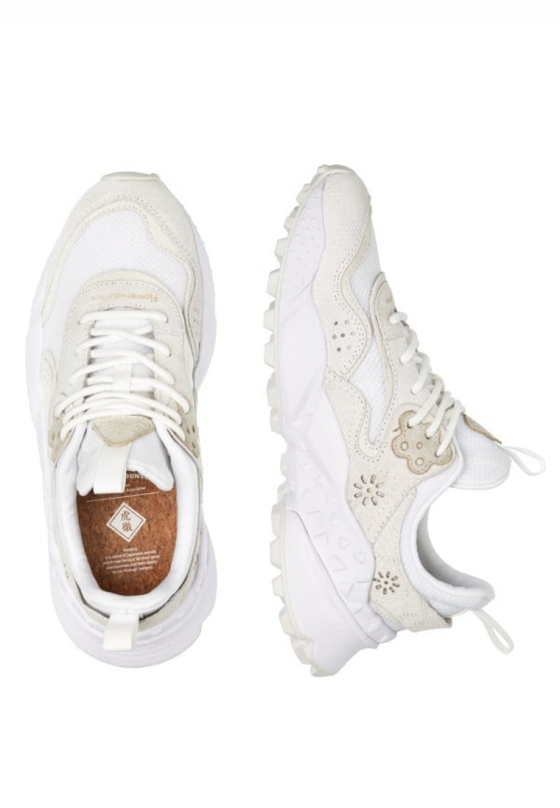 Flower Mountain Kotetsu Joggesko Dame Hvite | PAH6315BE