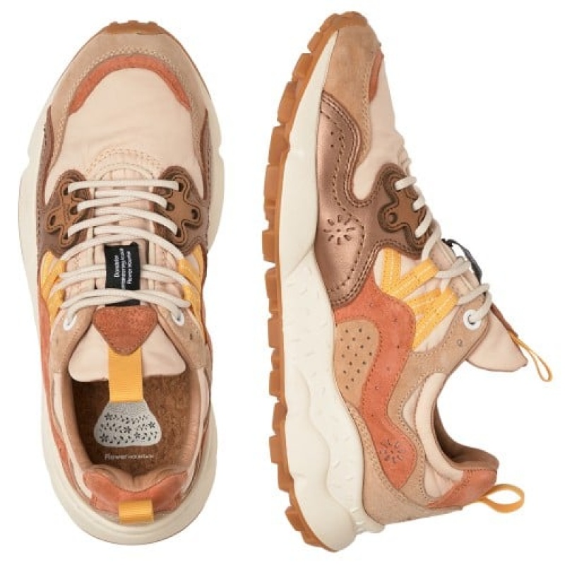 Flower Mountain Yamano 3 Joggesko Dame Brune | QNB9861TC